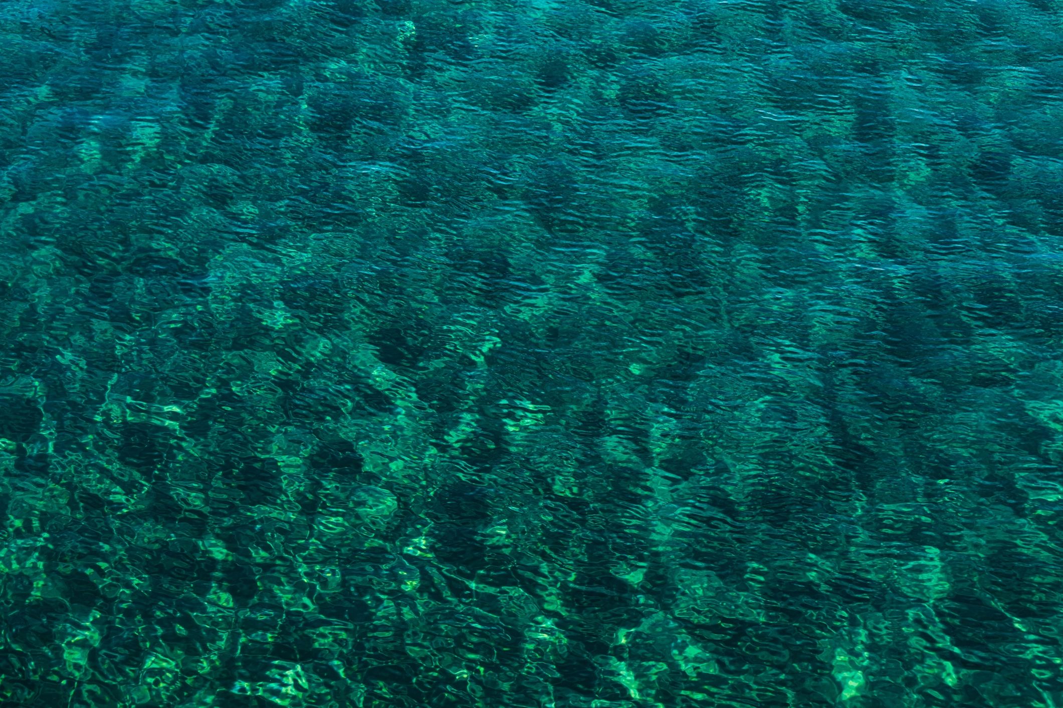 Abstract turquoise ocean water texture background