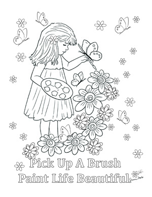 Paint Life Beautiful My Enchanted Garden Sayings